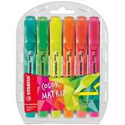 Cartoleria Evidenziatore STABILO Swing Cool Colormatrix Edition. Confezione 6 colori assortiti Stabilo