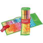 Cartoleria Pennarelli Stabilo Pen 68. Fan Edition Rollerset con 25 colori assortiti Stabilo