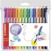 Cartoleria Penna STABILO pointMax con punta in nylon. Astuccio 15 colori Stabilo