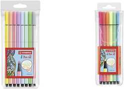 Cartoleria Pennarelli Stabilo Pen 68. Confezione 8 colori pastello assortiti Stabilo
