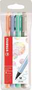 Cartoleria Penna STABILO pointMax. Astuccio 4 colori pastel Stabilo