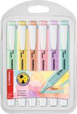 Cartoleria Evidenziatore - STABILO swing cool Pastel - Astuccio da 6 - Colori assortiti Stabilo