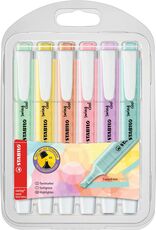 Cartoleria Evidenziatore STABILO Swing Cool Pastel. Confezione 6 colori pastello Stabilo