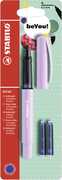 Cartoleria Penna roller STABILO beFab! Pastel Lilla. Con 3 ricariche Stabilo