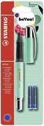 Cartoleria Penna Roller STABILO beFab! Uni Colors fusto Basilico. Con 3 cartucce Blu incluse Stabilo