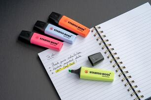 Evidenziatore Lime STABILO BOSS ORIGINAL Pastel Confezione da 10