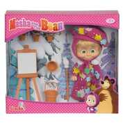 Giocattolo Masha e Orso. Bambola Masha Pittrice con Cavalletto, Tavolozza e Accessori Simba Toys