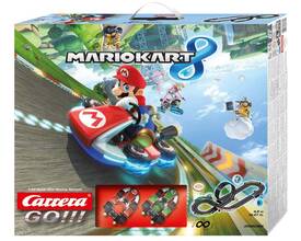 Giocattolo Carrera Slot Go!!! Set Pista con 2 Macchinine 1:43. Nintendo Mario Kart 8 Carrera