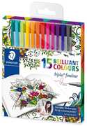 Cartoleria Pennarelli Fineliner Staedtler Triplus. Confezione 15 colori Staedtler