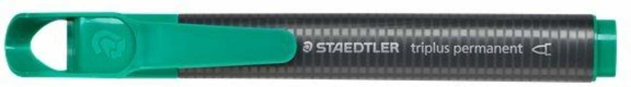 Cartoleria Marcatore permanente Staedtler Triplus verde. Confezione 10 pezzi Staedtler