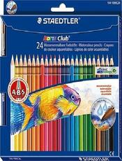 Cartoleria Pastelli acquarellabili Stadtler Noris Club Aquarell. Confezione 24 matite colorate Staedtler