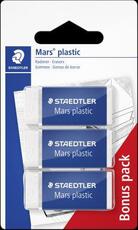Cartoleria Gomme Staedtler mini Mars plastic. Confezione 3 pezzi Staedtler