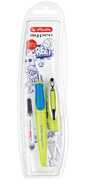 Cartoleria Penna stilografica Herlitz My.Pen con pennino in acciao inossidabile punta M, impugnatura ergonomica Blu-Verde Herlitz