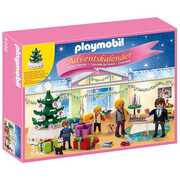 Giocattolo Playmobil Calendario dell'Avvento. Stanza di Natale con Albero Illuminato (5496) Playmobil