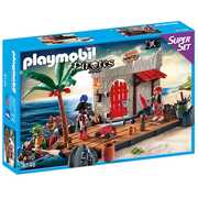 Giocattolo Playmobil Pirati. Super Set Covo dei Pirati (6146) Playmobil