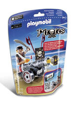 Giocattolo Playmobil Pirati. Pirata con App-cannon nero (6165) Playmobil