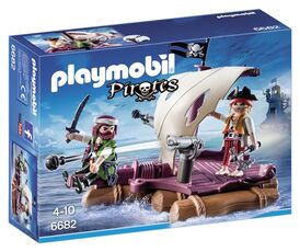 Giocattolo Playmobil Pirati. Zattera dei Pirati (6682) Playmobil