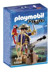 Giocattolo Playmobil Pirati. Capitano dei Pirati (6684) Playmobil