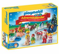 Giocattolo Playmobil Calendario dell' Avvento 1.2.3. Natale in Fattoria Playmobil