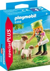 Giocattolo Playmobil 9356. Special Plus. Ragazza Con Pecora E Agnellino Playmobil