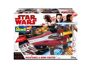 Giocattolo Modellino Build & Play Resistance A-Wing Fight. Red (Star W. The Last Jedi) Revell Revell