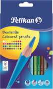 Cartoleria Pastelli Pelikan fusto laccato. Confezione 36 matite colorate Pelikan