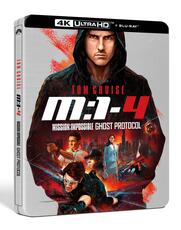 Film Mission: Impossible. Protocollo fantasma. Steelbook (Blu-ray + Blu-ray Ultra HD 4K) Brad Bird