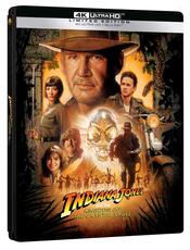 Film Indiana Jones e il regno del teschio di cristallo. Steelbook (Blu-ray + Blu-ray Ultra HD 4K) Steven Spielberg