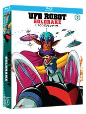 Film Ufo Robot Goldrake vol. 3 (Blu-ray) Masayuki Akehi Tomoharu Katsumata Masamune Ochiai