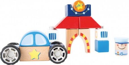Giocattolo Set Da Costruzioni Polizia Legler