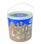 Giocattolo Heros. Secchiello 100 Pezzi in Legno Heros