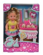 Giocattolo Evi Love. Puppy Love Con Cesta Dei Cuccioli e Accessori Simba Toys