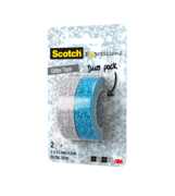 Cartoleria 3M Scotch. Duo Pack Nastro Decorativo Scotch Expressions Glitter Scotch