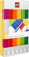 Cartoleria Pennarelli LEGO. Confezione 12 colori LEGO