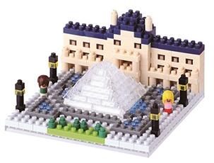 Giocattolo Luoghi Museo del Louvre Nanoblock
