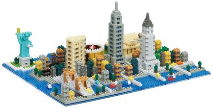 Giocattolo Nanoblock Nb_033. Advanced Hobby Series. New York Nanoblock