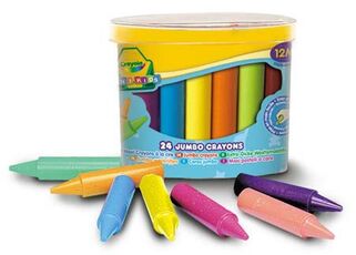 Giocattolo Crayola MiniKids Maxi Pastelli Cera 24pz Crayola