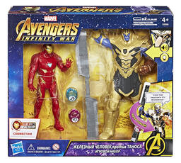 Giocattolo Avengers. Infinity War. Battle Set di Thanos con Gemme dellInfinito Hasbro