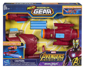 Giocattolo Avengers. Infinity War. Assembler Gear. Blaster Iron Man Hasbro