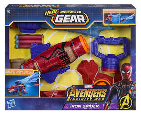 Giocattolo Avengers. Infinity War. Assembler Gear. Blaster Spider-Man Hasbro