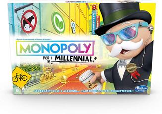 Giocattolo Monopoly per i Millennial. Gioco da tavolo Hasbro