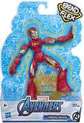 Giocattolo Avengers. Iron Man Bend and Flex (Action Figure Flessibile 15cm) Hasbro