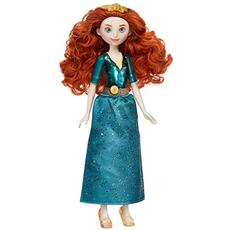 Giocattolo Hasbro Disney Princess Royal Shimmer - bambola di Merida, fashion doll con gonna e accessori Hasbro