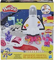 Giocattolo Play-Doh - L'astronave di Play-Doh, playset con rover lunare giocattolo, 10 vasetti di pasta da modellare atossica Hasbro