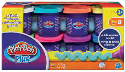Giocattolo Playdoh Plus 8 vasetti Play-Doh