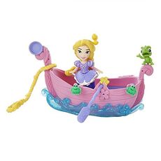 Giocattolo Disney princess small doll rapunzel con barca Hasbro