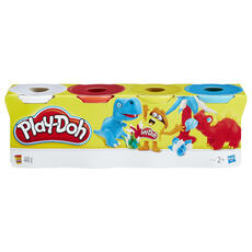 Giocattolo Playdoh 4 Vasetti Play-Doh