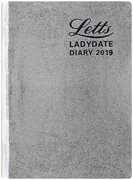 Cartoleria Agenda settimanale 2019 Letts Ladydate Mini Pocket. Argento Letts