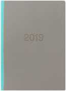 Cartoleria Agenda giornaliera 2019 Letts Two Tone A6. Grigio Letts