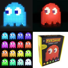 Idee regalo Lampada Multicolore PacMan 2D Ghost Paladone